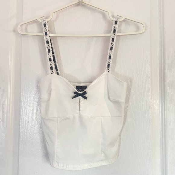 Windsor Bow Tie Tank Top - Picture 1 of 5